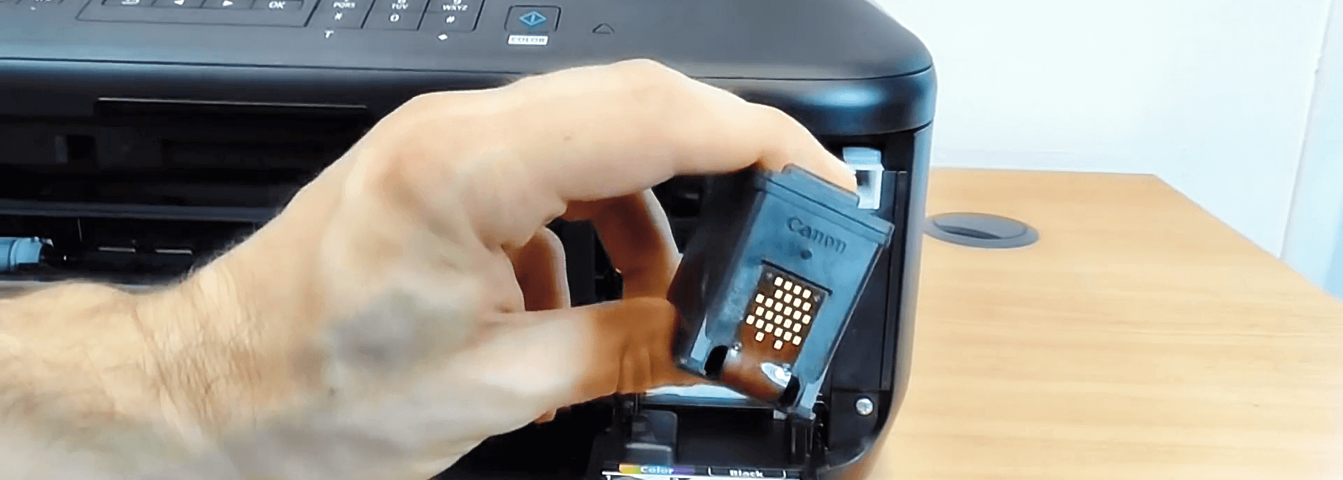 رفع مشکل عدم شناسایی کارتریج در پرینتر کانن