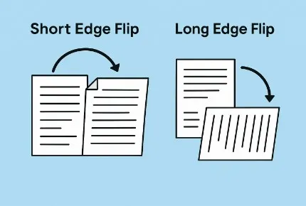 نحوه پرینت گرفتن افقی در پرینتر های لیزری و جوهرافشان