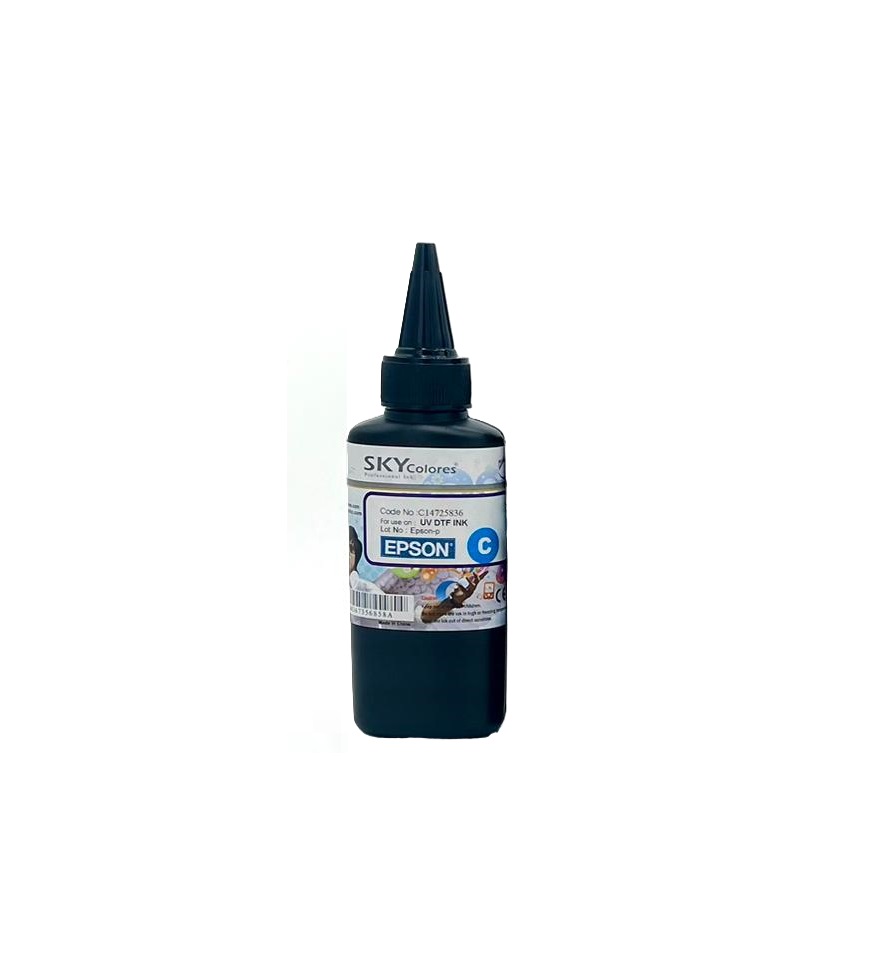جوهر UV dtf پرینتر اپسون 100 سی سی آبی