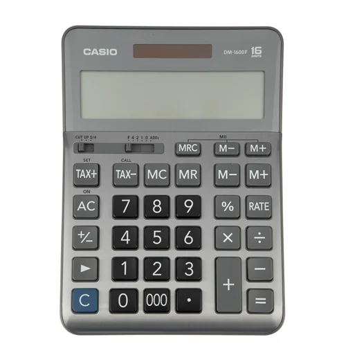 ماشین حساب کاسیو 16رقمی مدل DM-1600Fاصلی(اورجینال)