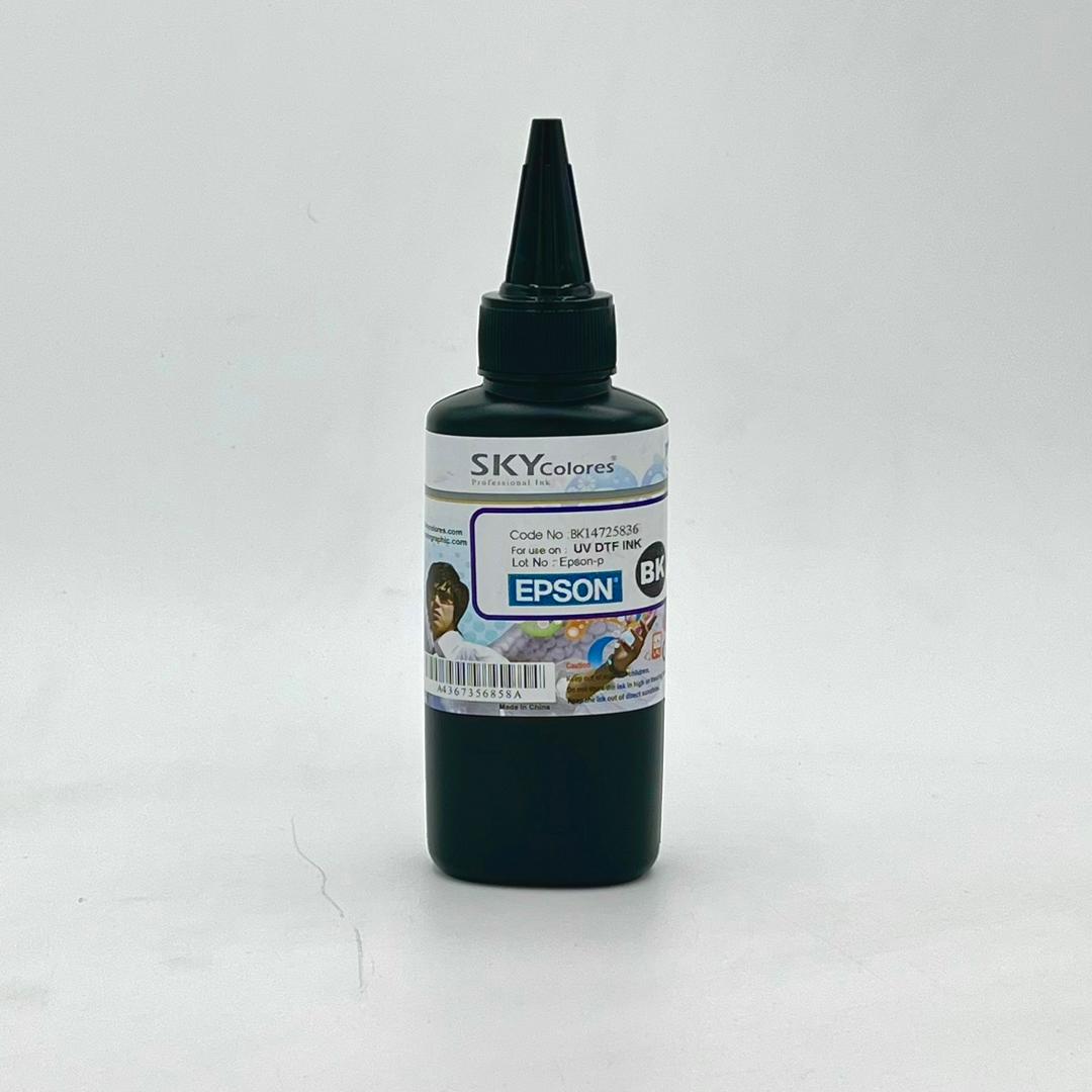 جوهر UV dtf پرینتر اپسون 100 سی سی مشکی